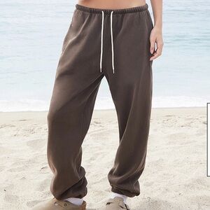 Chocolate brown sweatpants